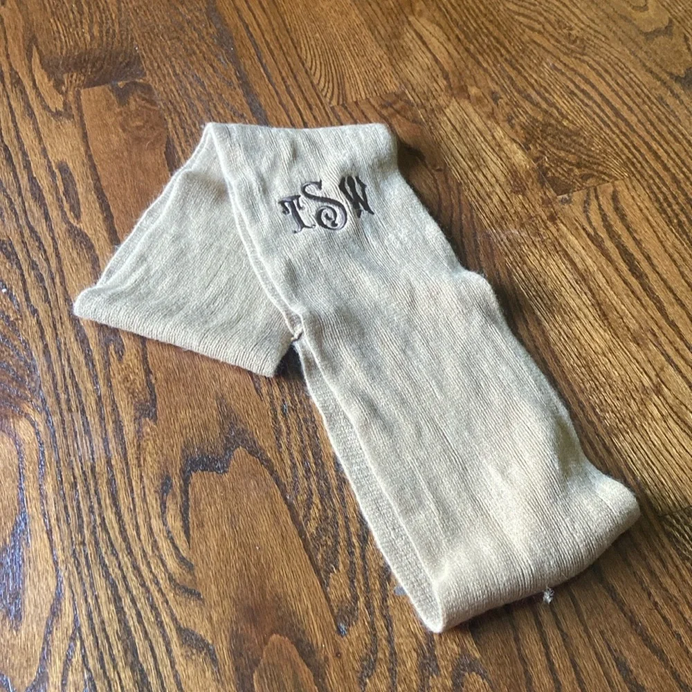 Women's monogrammed scarf!
